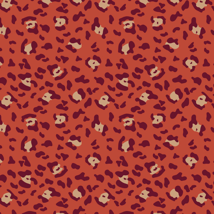 fantasia animalie orange Bandana Animalier Orange