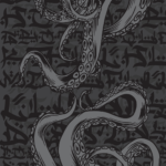 Bandana Octopus Black grafica