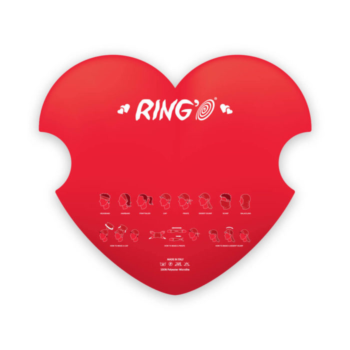 packaging cuore Bandana San Valentino